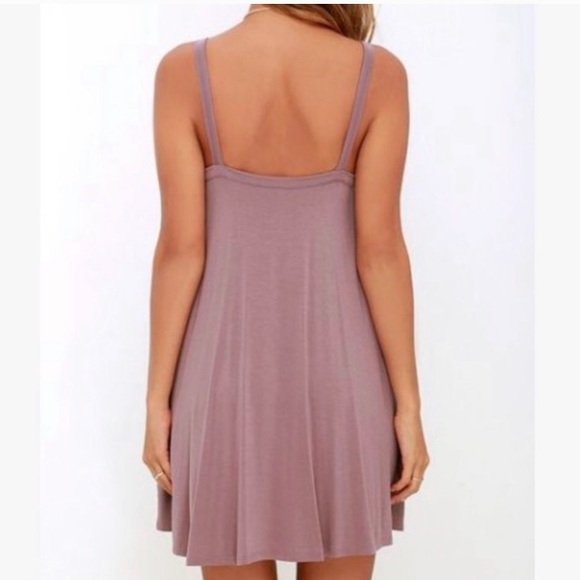 Lulus RVCA Mauve Dress - Picture 2 of 2